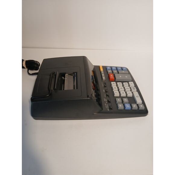 Sharp EL-2196BL Printing Calculator 12-Digit 2-Color Display Desktop Office... - Picture 3 of 6